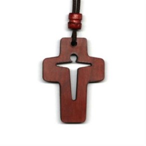 부활 십자가 목걸이 01 wood coss necklace