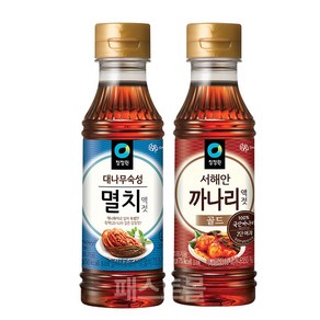 청정원 대나무숙성 멸치액젓 + 까나리액젓 세트