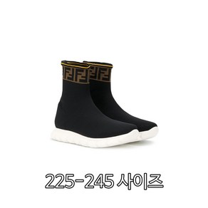 펜디 키즈 FF 슬립온 스니커즈 러너 블랙 여성 225-245 JMR322A62L