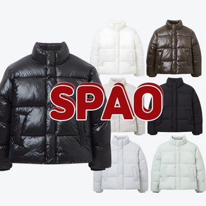 SPAO 스파오 패딩 숏패딩 베이직푸퍼 글로시패딩 양말증정