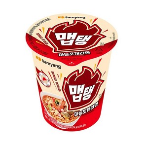 삼양 맵탱 컵 마늘조개라면 소컵 65g, 10개