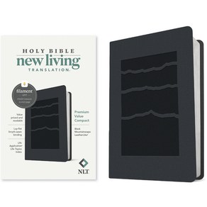 (영문도서) NLT Pemium Value Compact Bible Filament Enabled Edition (Leathelike Black Mountainscape) Imitation Leathe, Tyndale House Publishes, English, 9781496479266