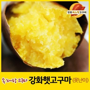 [농장직송] 강화속노랑고구마 강화도호박고구마 햇고구마 [소/중/대/특상/혼합 크기] 5kg/10kg 선택., 1박스, 선택11. 못난이 10kg