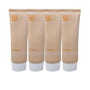 과일나라 헤리에타 스킨톤업 선크림(SPF50+ PA++++) 네츄러 커버 선크림 네츄럴 커버 SKIN TONE-UP, 70g, 4개