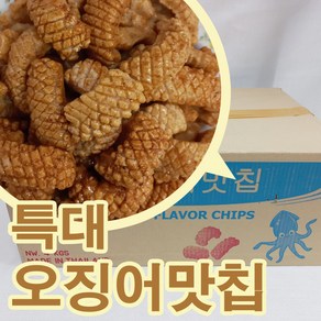 오징어맛과자 오징어맛칩 대용량, 1개, 4kg