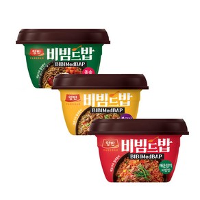 [3+3+3] 동원 양반 비빔드밥 비빔밥 혼합 매운참치 + 불고기 + 돌솥