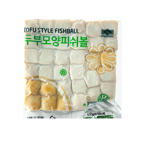 랜시 냉동 두부모양 피쉬볼 500g, 4개