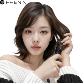 PHENIX 브러쉬 아이롱 고데기 18mm PN-736