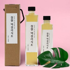 [배금도가][배금초]자연발효 찹쌀 막걸리 식초 500ml / 300ml, 1개