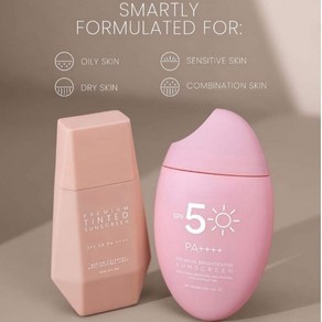 Moisturize Brighten Skin Our Premium Brightening 아워 프리미엄 브라이트닝 틴티드 SPF 50 PA ++자외선 차단 세트 1+1