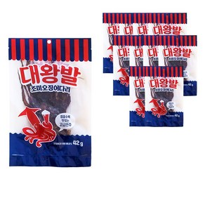 써라클 대왕발 조미오징어 42g 마른안주 간식, 10개