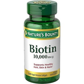 Natogix Biotin High Potency 나트로직 헤어영양제 모발영양제 10000Mcg 120캡슐, 1개, 120정