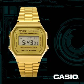 [CASIO] 카시오 A168WG-9WDF 공용 메탈 빈티지 디지털 시계