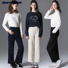 [KT알파쇼핑][스케쳐스(SKECHERS)] 여성 트레이닝 우븐 기모 팬츠