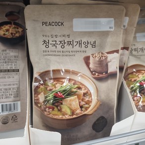 피코크 청국장 찌개 양념 수량 옵, 2개, 150g