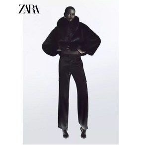 ZARA 자라 에코 퍼 크롭 무스탕 자켓