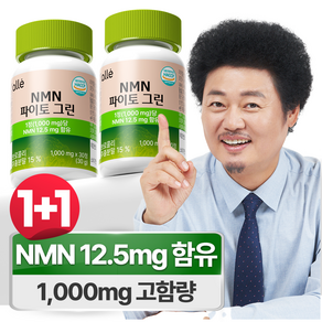 NMN 엔엠엔 식물성 파이토 그린 1000mg 식약청 HACCP 알레