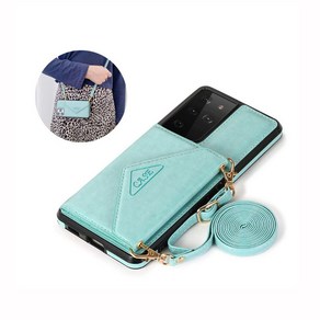 신서엔코 갤럭시노트10케이스 갤럭시노트10플러스케이스 Galaxy Phone Case SCL-3407 가죽 숄더 스트랩 카드 휴대폰케이스