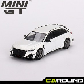 미니지티(701) 1:64 아우디 ABT RS6-R 글레이셔 화이트 메탈릭