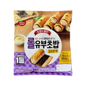 동원에프앤비 동원 롤유부초밥 고소한맛 254g (무료배송), 3개