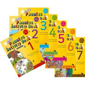 Jolly Phonics Activity Books 1-7 Set(in pint lettes), Jolly Leaning