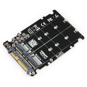 M.2 SSD에서 U.2 어댑터 2in1 M.2 NVME 및 SATA-BUS NGFF SSD에서 PCI-E U.2 SFF-8639 데스크탑 용 어댑터 PCIE M2 변환기