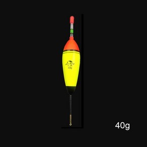 긴 수직 야간 낚시 플로트 바버 발광, 7.40g, 1개