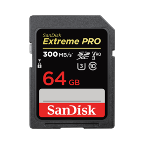 샌디스크코리아 공식인증정품 Extreme Pro2 익스트림 프로2 SD메모리카드 UHS-2 V90 SDSDXDK 64GB