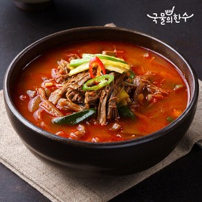 [국물의한수] 육개장 500g x 10팩, 10개