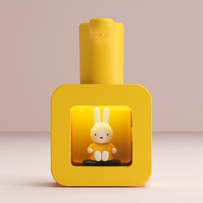 miffy 미피 자동 디스펜서 손 세정기 핸드 워시 세제 통 주방 욕실 용품 샴푸 거품 비누 충전식