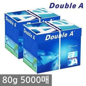 더블에이 A4 복사용지(A4용지) 80g 2500매 2BOX, 5000개