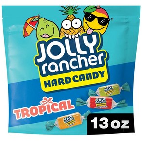 졸리랜처 과일맛 트로피칼 하드캔디 미국 사탕 368g Jolly Ranche Topical Fuit, 1개