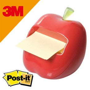 3M 포스트잇 Post-it 리필 세트 스카치 테이프 라인 노트 큐브노트 매직테이프 세이빙팩 3M 모음 기획전 (쓰리엠 모음기획), 1개, 포스트잇 팝업 사과디스펜서