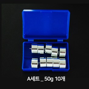 실험용 무게추 세트 ( A세트 50g )