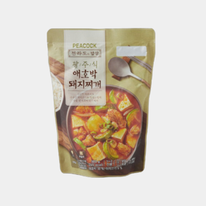 피코크 광주식 애호박돼지찌개 500g, 2개