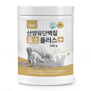 BSF 산양유단백질 효소플러스 340g 통, 3개