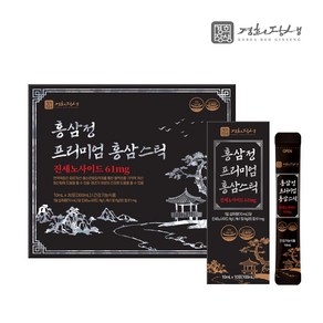 경희장생 홍삼정 프리미엄 홍삼스틱 진세노사이드 61mg, 30포, 300ml, 1개