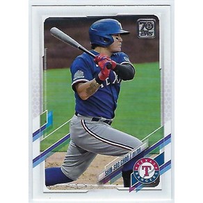 추신수 2021 TOPPS Seies 2 야구카드 MLB카드 텍사스 레인저스 Texas Ranges, 1개