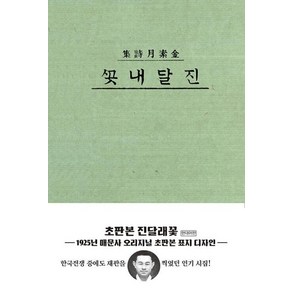 초판본 진달래꽃 : 1925년 오리지널 초판본 표지디자인, 더스토리, 김소월