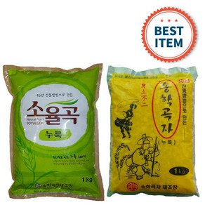 초보자용 막걸리만들기 우리밀(국내산) 누룩 1kg + 전용 효모 20g 세트, 1세트