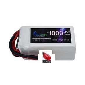 드론배터리 RC FPV 드론 쿼드콥터 레이싱 카 Deans/XT60 용 4S LiPo 배터리 14.8V 1500mAh 45C 60C, 02 4S1800 45C T, 02 4S1800 45C T