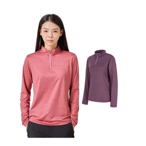 밀레 MILLET 기능성 여자 가을 등산 집업티셔츠