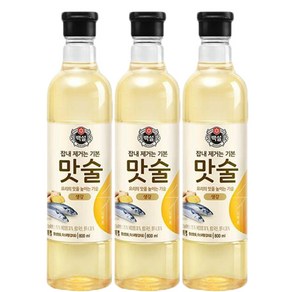 (상온)[백설]맛술 생강800ml, 800ml, 3개