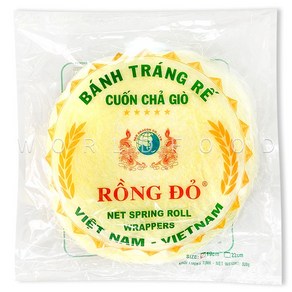 냉동 그물망 짜조피 반짱레 노랑 BANH TRANG RE 19cm, 1개, 500g