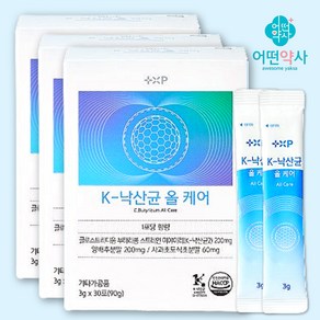 [어떤약사] 스위치온 사과초모식초 특허낙산균 양배추분말, 90g, 3개