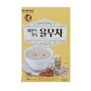 노브랜드 아몬드호두 율무차 30입, 2개 1세트, 2개, 30개입, 18g