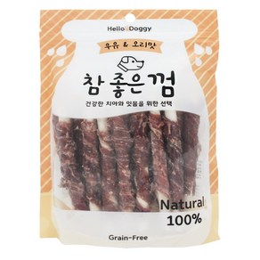 헬로도기 강아지 참좋은껌 24p, 우유 + 오리 혼합맛, 4개