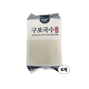 마자킹 구포국수 소면, 6개, 3kg