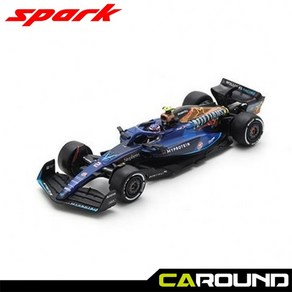 스파크 1:64 윌리엄스 F1 Team FW45 No.2 2023 라스베가스 그랑프리 - 로간 사전트 (드라이버 포함) - Y354, 1개