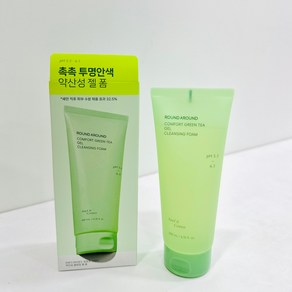 라운드어라운드 그린티 약산성 클렌징폼 클렌징 폼, 200ml, 4개